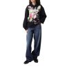 THE FLORAL-PRINT HOODIE